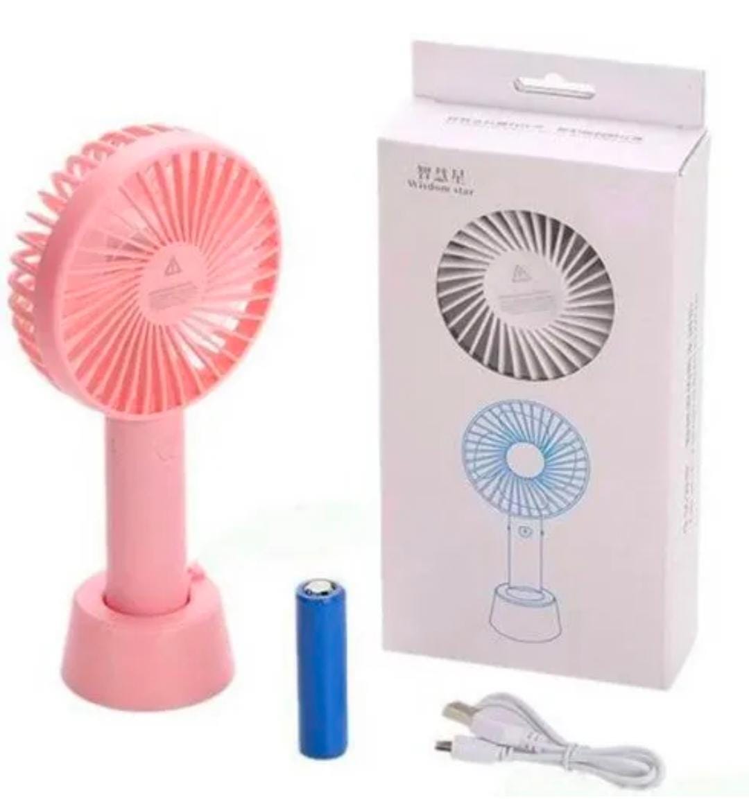 Portable USB Rechargeable Fan ( Free Delivery )