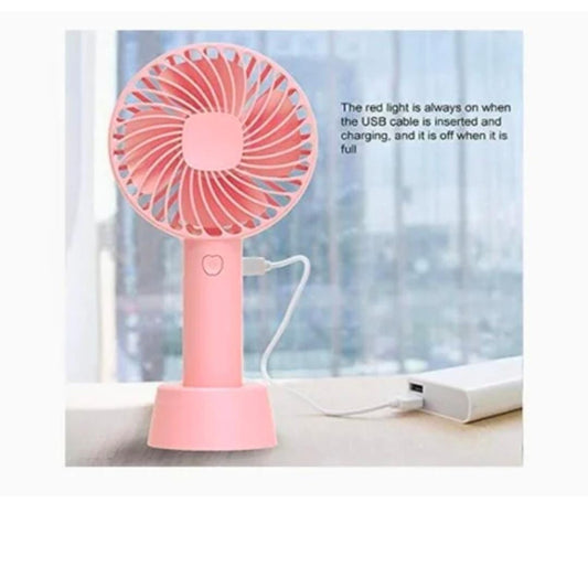 Portable USB Rechargeable Fan ( Free Delivery )