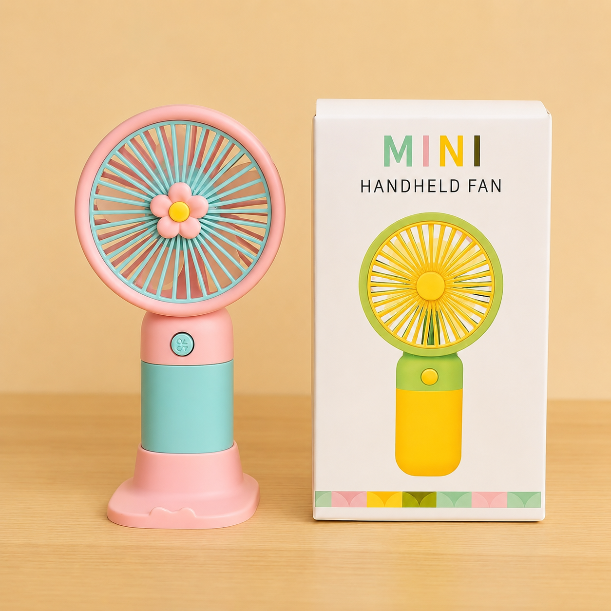 Flower Mini Portable Fan ( Free Delivery )