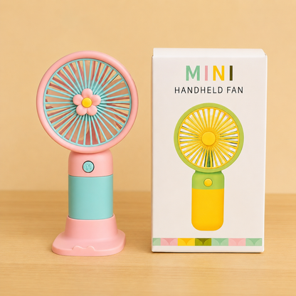 Flower Mini Portable Fan ( Free Delivery )