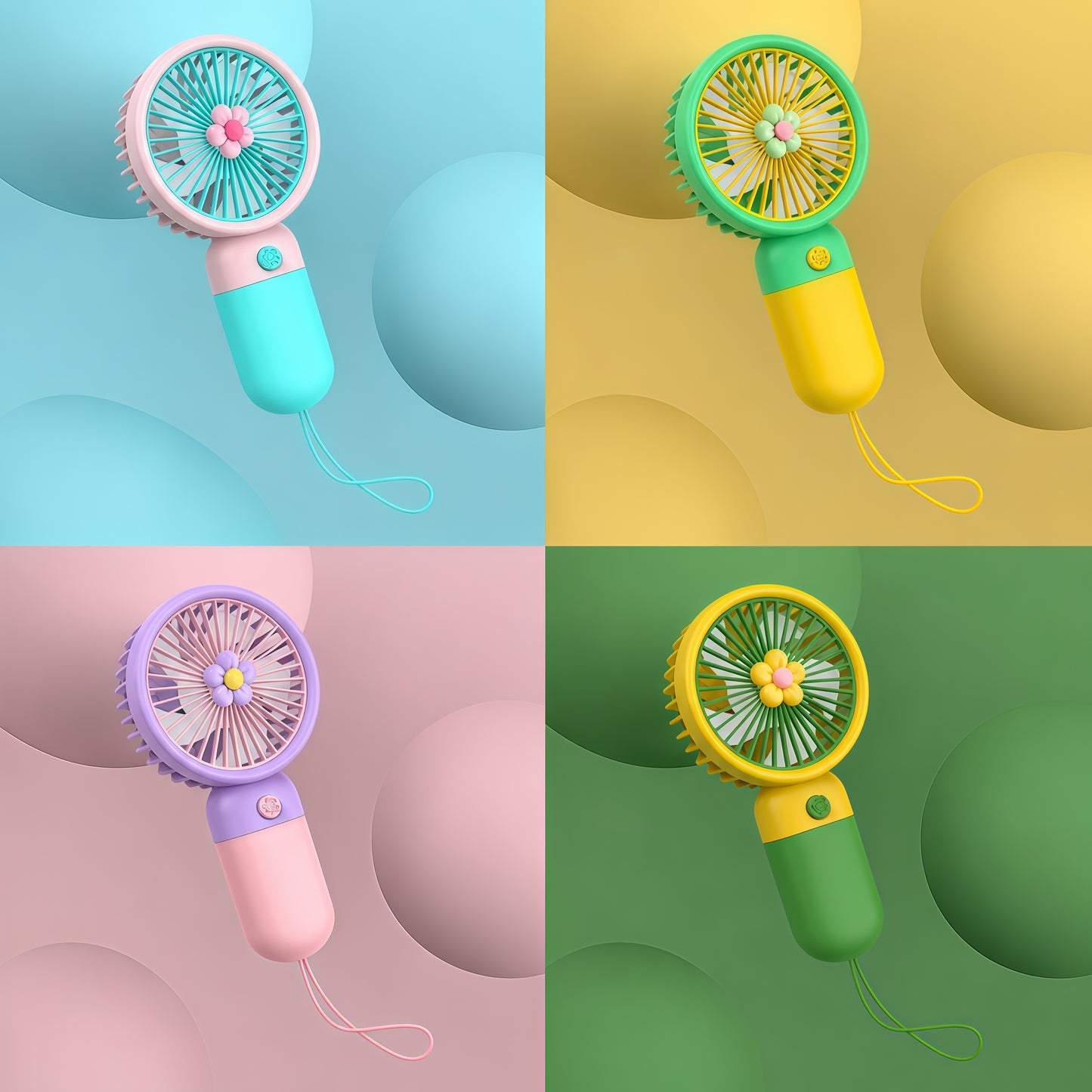 Flower Mini Portable Fan ( Free Delivery )