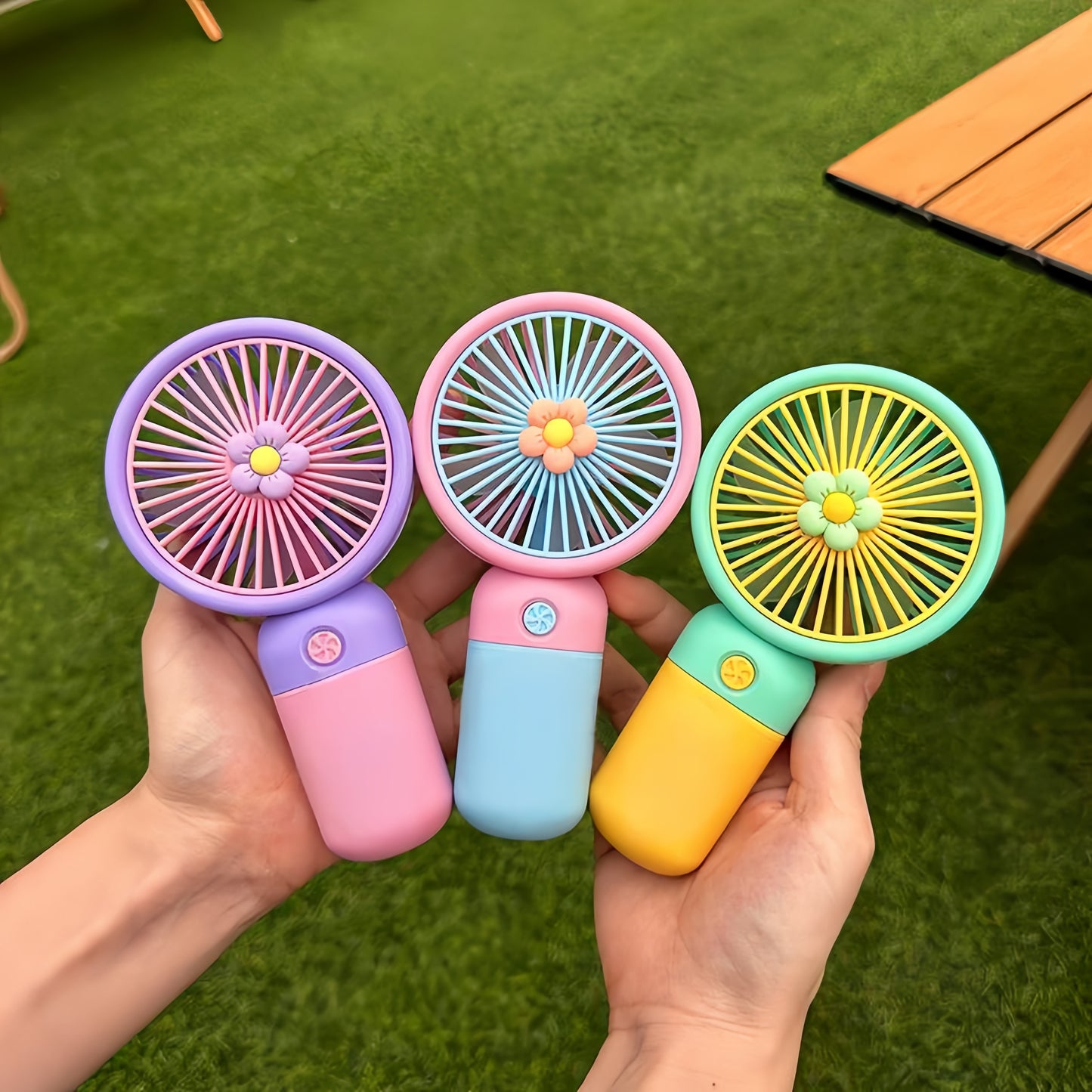 Flower Mini Portable Fan ( Free Delivery )