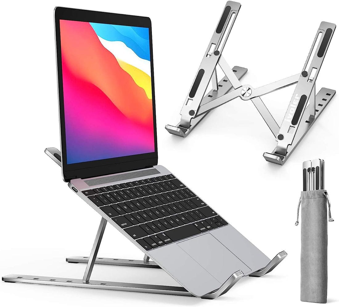 Adjustable Foldable Aluminum Laptop Stand ( Free Delivery )