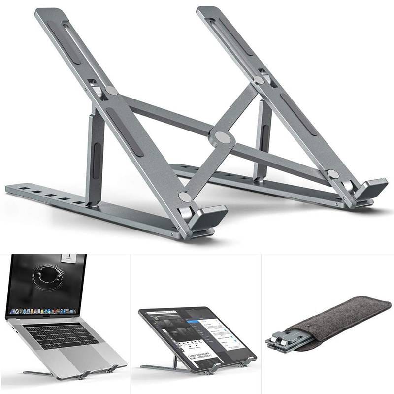 Adjustable Foldable Aluminum Laptop Stand ( Free Delivery )